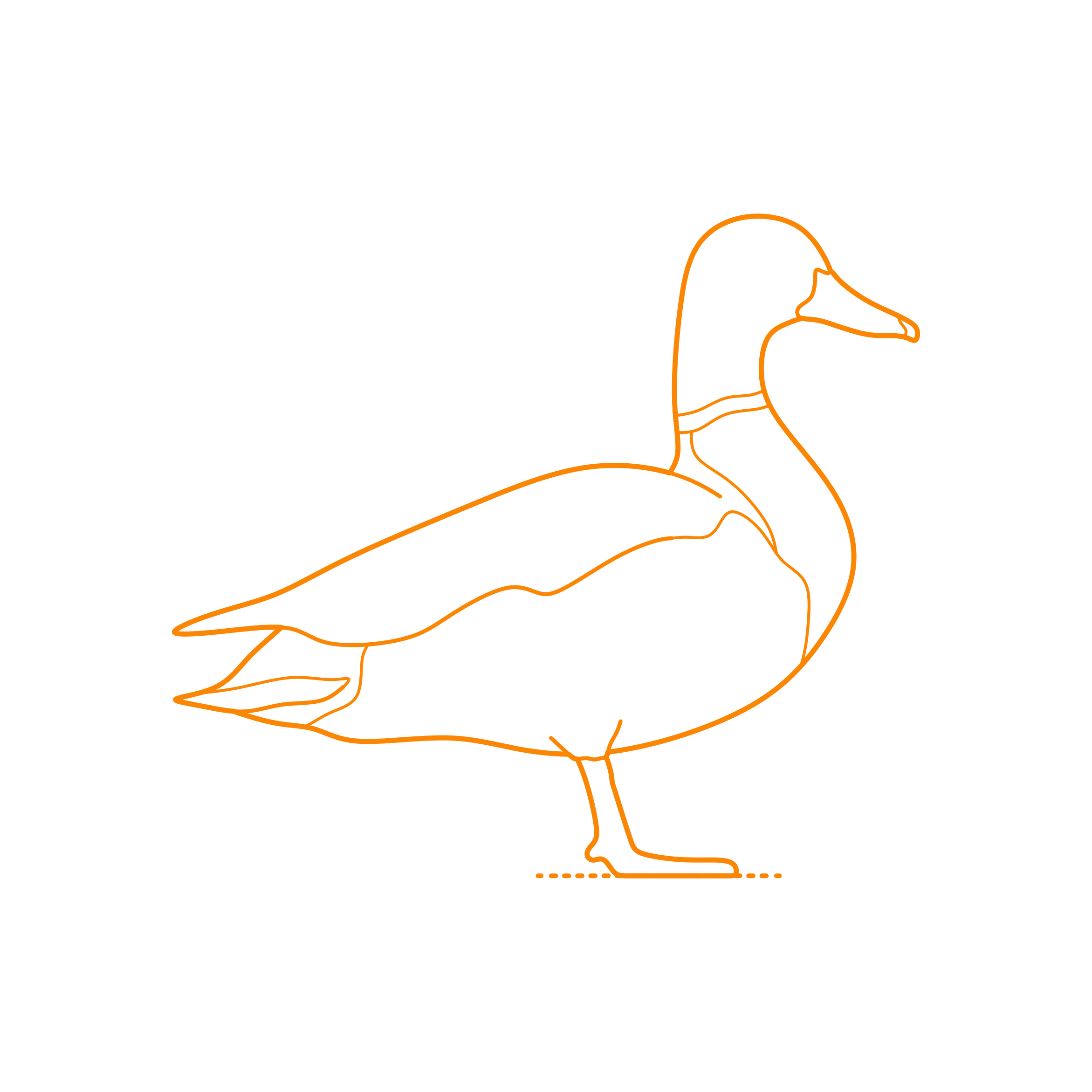 Animals Waterfowl Mallard Editable Svg Line Art Free Vectors